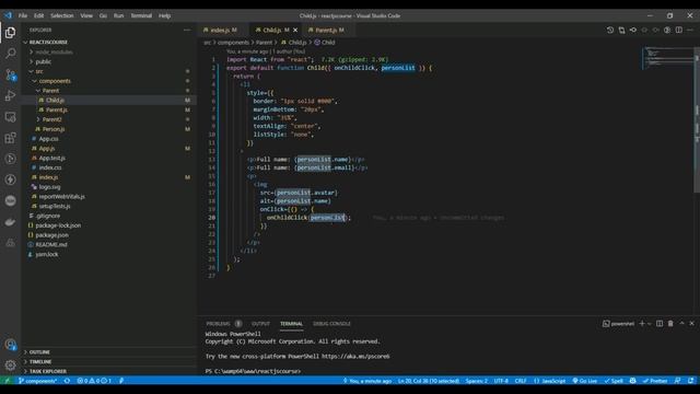 ReactJS 17 #4: Pass data from child component to parent component смотреть онлайн