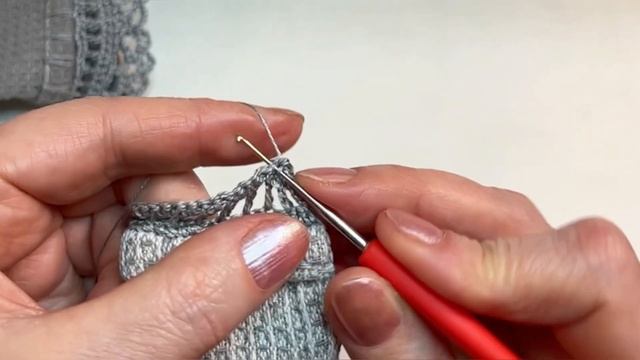 Ажурная кайма. Обвязка края полотенца крючком смотреть онлайн