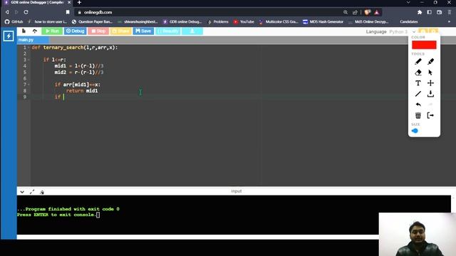 DAA 01: Ternary Search || Divide and conquer || Python || #01 смотреть онлайн