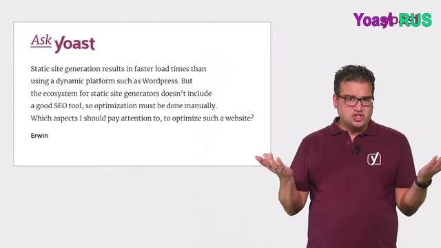 Создание статического сайта и SEO - Ответ Yoast смотреть онлайн
