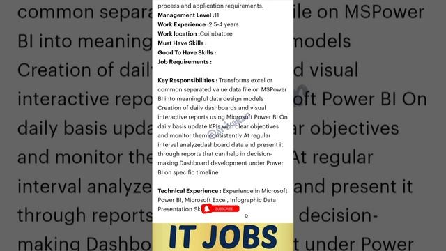 Accenture job Vaccany 2022 in Tamil | Microsoft power bi | infographics смотреть онлайн