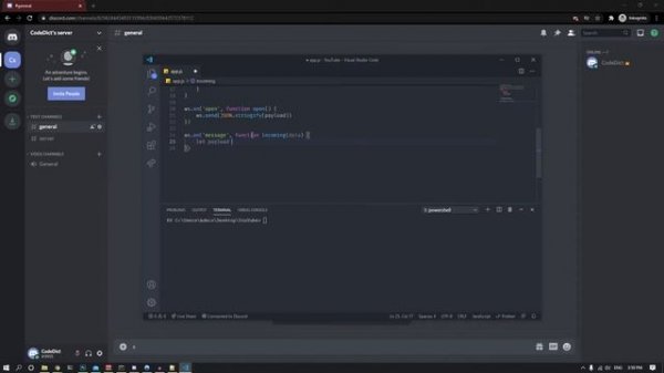 Logging Discord Messages in Real Time Using Javascript and Websockets (Discord Gateway)