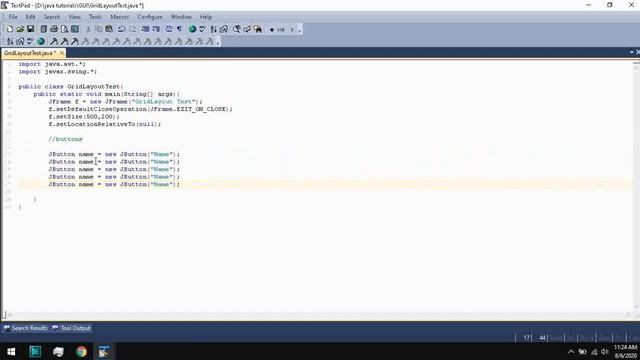 Java Advanced Tutorial 4 : GUI Layout #2 - GridLayout смотреть онлайн