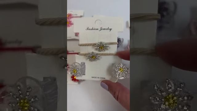 Набор аксессуаров для волос для девочек. Резинки 2шт+заколки 2 шт