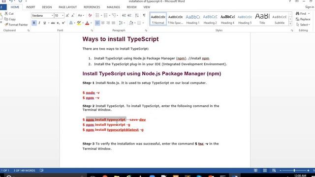 Typescript Installation | How do I set up Typescript смотреть онлайн
