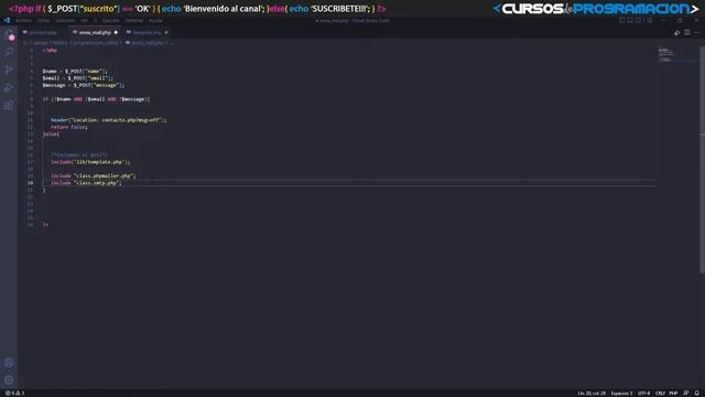 Enviar correo con PHP смотреть онлайн