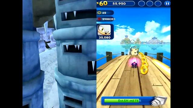 Sonic Dash SONIC VS WITCH ROUGE Android iPad iOS Gameplay HD смотреть онлайн