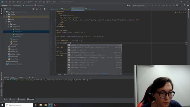 Vue ChatGPT урок добавление корзины в интернет магазин смотреть онлайн