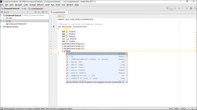 #8 Kotlin Tutorial | Compound Interest Program смотреть онлайн