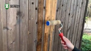 Отбеливание древесины — пример работы отбеливателя для древесины ЗЕЛЕСТ ОТБЕЛИВАТЕЛЬ С-2