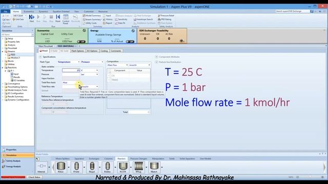 Chemical Process Simulation with Aspen Plus - Lesson 04 Batch Reactor Design смотреть онлайн