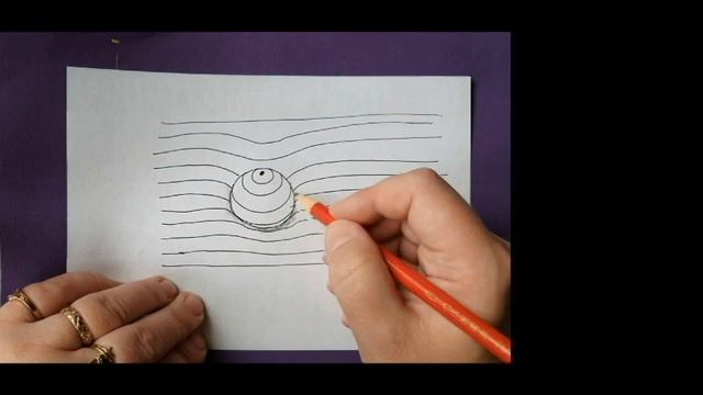 Рисуем объемный шар, легко и просто смотреть онлайн