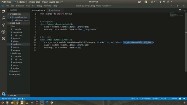 Django Beginners Tutorial - Creating a Simple blog смотреть онлайн