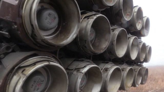 Russian Uragan MLRS Continues Rocket Assaults Against Vuhledar