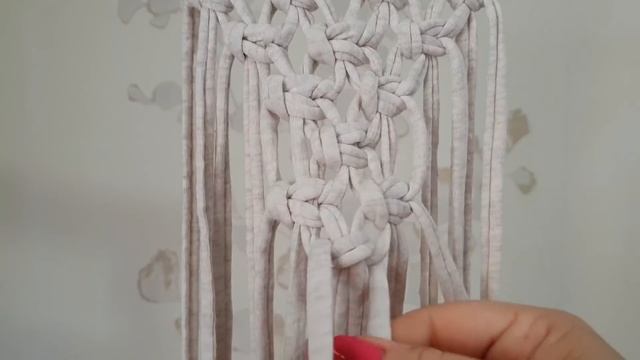 Camino de mesa de MACRAMÉ con TRAPILLO , TABLE RUNNER смотреть онлайн