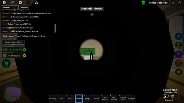 Roblox War Tycoon | All Weapon Sights смотреть онлайн
