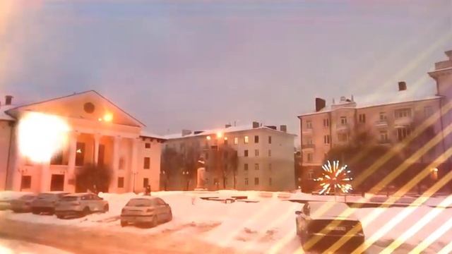 Новогодний вечерний Могилев. Беларусь. 2019 год. New Year's Eve Mogilev. Belarus. 2019