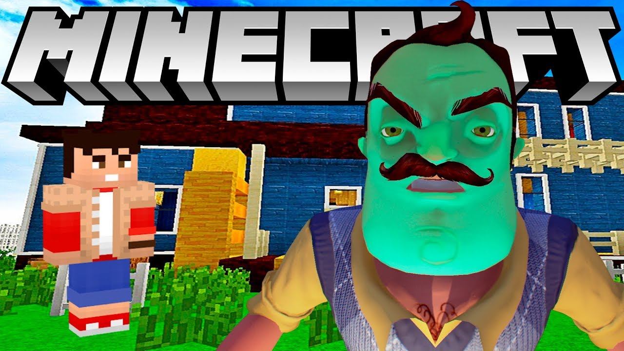 ШОУ ПРИВЕТ СОСЕД!СОСЕД СТАЛ ЗОМБИ!ИГРА HELLO NEIGHBOR В МАЙНКРАФТ ПРОХОЖДЕНИЕ КАРТ!МАЙНКРАФТ 1.14.4