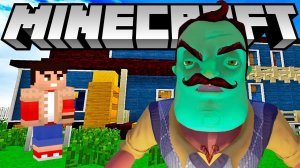 ШОУ ПРИВЕТ СОСЕД!СОСЕД СТАЛ ЗОМБИ!ИГРА HELLO NEIGHBOR В МАЙНКРАФТ ПРОХОЖДЕНИЕ КАРТ!МАЙНКРАФТ 1.14.4