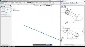 Деталь "Труба" в КОМПАС-3D v22 (Пересечение кривых)