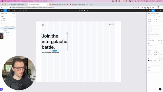 Let's Design a NFT Landing Page in Figma (Tutorial) смотреть онлайн