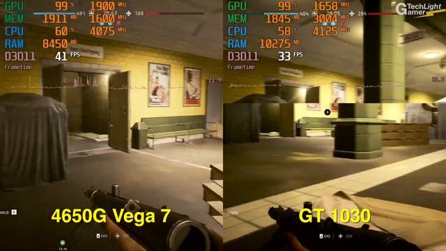 Ryzen 5 4650G (Vega 7) vs GT 1030 Gaming Test - 1080p in 6 Games смотреть онлайн