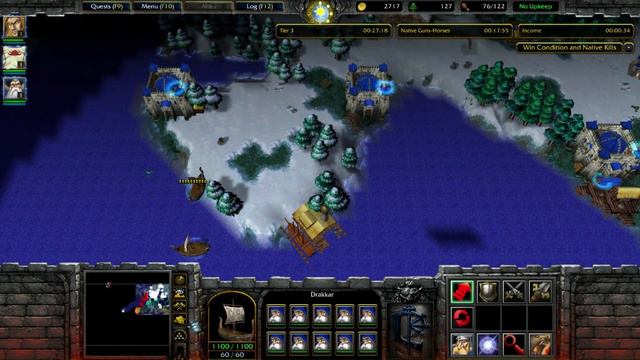Warcraft 3 American Colonization, Sweden v Bot смотреть онлайн