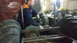 Установка руля на каракат