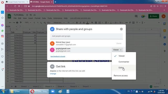 How To Remove View Only in Google Sheets | Viewer, Editor Permission in Google Sheet смотреть онлайн
