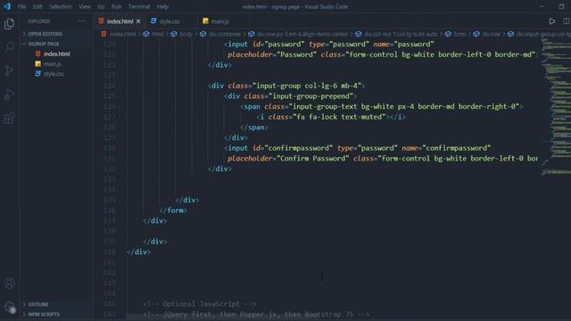 How to create registration form in html, css and Bootstrap 4 | Code Breakers смотреть онлайн