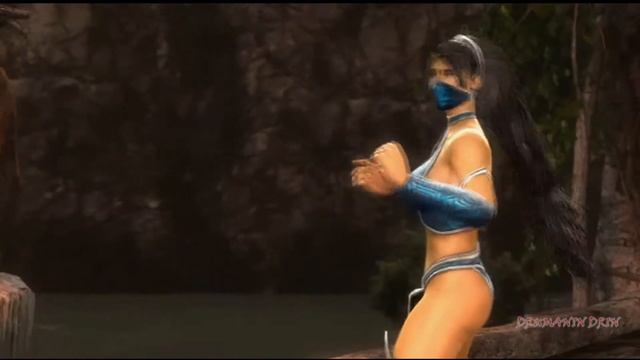 Mortal Kombat Komplete Edition PC Лю Канг VS Китана смотреть онлайн