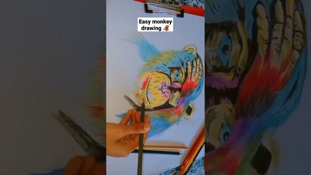 #drawing ??draw in just 20 minutes #sketch #art #monkey #chimpanzee смотреть онлайн