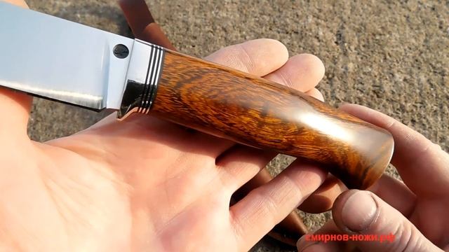 Клинок из стали Vanadis 10  и айронвуд  Нож на заказ..Vanadis 10 And Ironwood Custom Knife