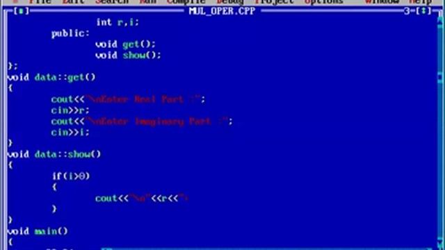 Multiply Two Complex Number Using Overloading Multiplication Operator In Cpp in Tamil Part-1 смотреть онлайн