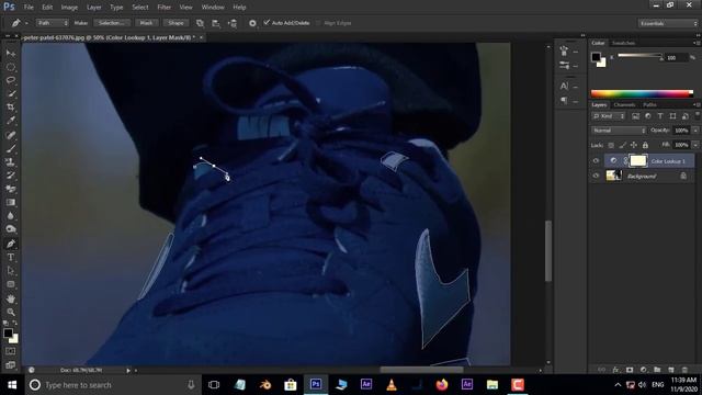 Neon Glowing Shoes in Photo Effect - Photoshop Tutorial ( 2 Minutes ) смотреть онлайн