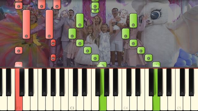 Diana and Roma Happy Birthday Song [Piano Cover] смотреть онлайн