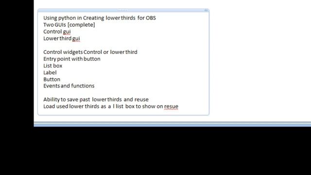 Python Lower Third Graphic User Interface смотреть онлайн