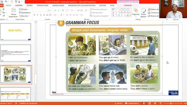 Ingles Corporativo-Day 9 simple past regular e irregular verbs and yes-no question смотреть онлайн