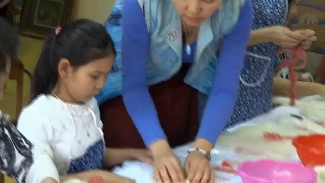 Мастер-класс. Традиционная техника изготовления войлока смотреть онлайн