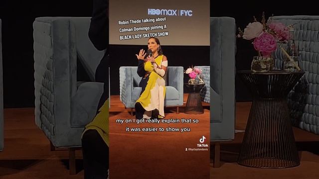Robin Thede talking about Colman Domingo joining A BLACK LADY SKETCH SHOW смотреть онлайн
