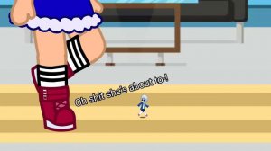 Frisk Crushes Sans | Unaware Giantess Frisk