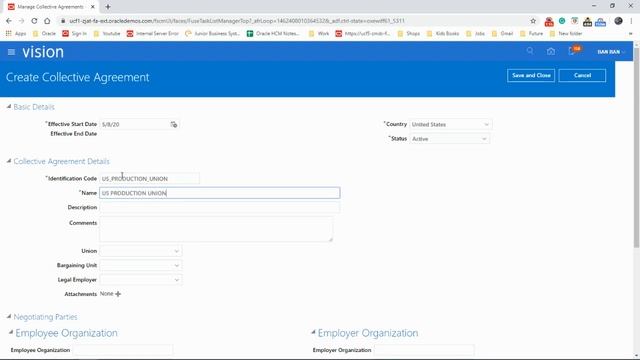 44. How to create a Collective Agreement in Oracle HCM Cloud смотреть онлайн