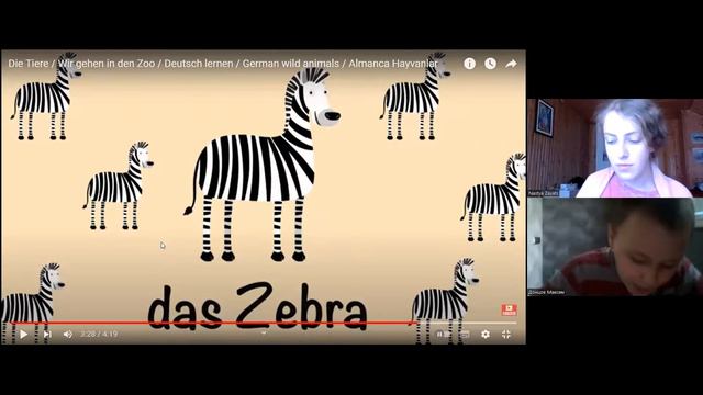 "Tiere im Wald und im Zoo" (тварини у лісі та у зоопарку) смотреть онлайн