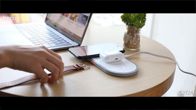 hoco cw24 handsome 3in1 wireless fast charger clip смотреть онлайн