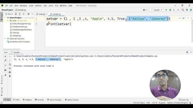 06. Sets Data type in python | Python Tutorial Series смотреть онлайн