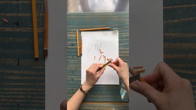 Как правильно подготовить карандаш для рисунка. Подточка карандаша. смотреть онлайн