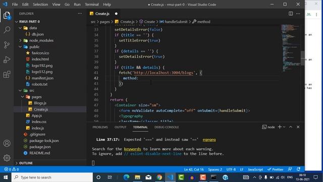 Material UI Tutorial For Beginners in Hindi #10 JSON Server смотреть онлайн
