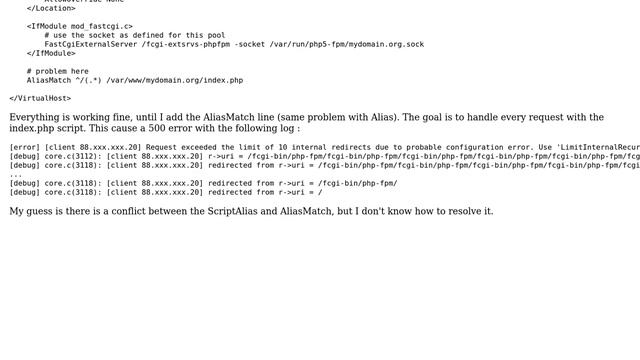 DevOps & SysAdmins: Apache : use of Alias directive with mod FastCGI смотреть онлайн