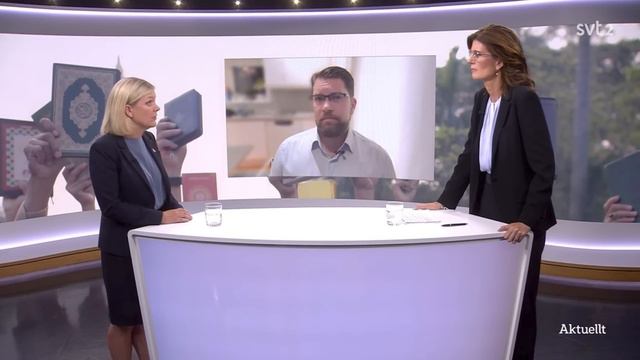 Magdalena Andersson och Jimmie Åkesson i debatt om korankrisen смотреть онлайн