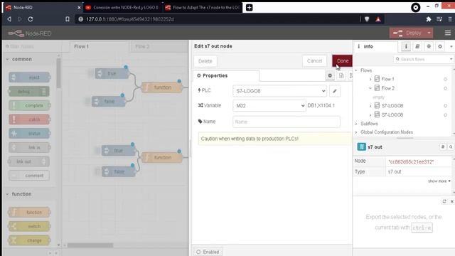 LOGO Comunicación CON NODERED| 2021 смотреть онлайн
